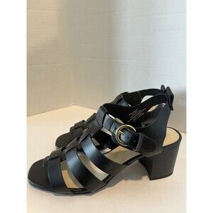 NWT  Liz Claiborne Womens Fisherman Strappy Block Chunky Heels 9.5M